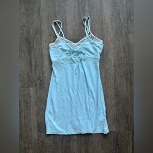Wild Fable Blue Chemise with Spaghetti Straps